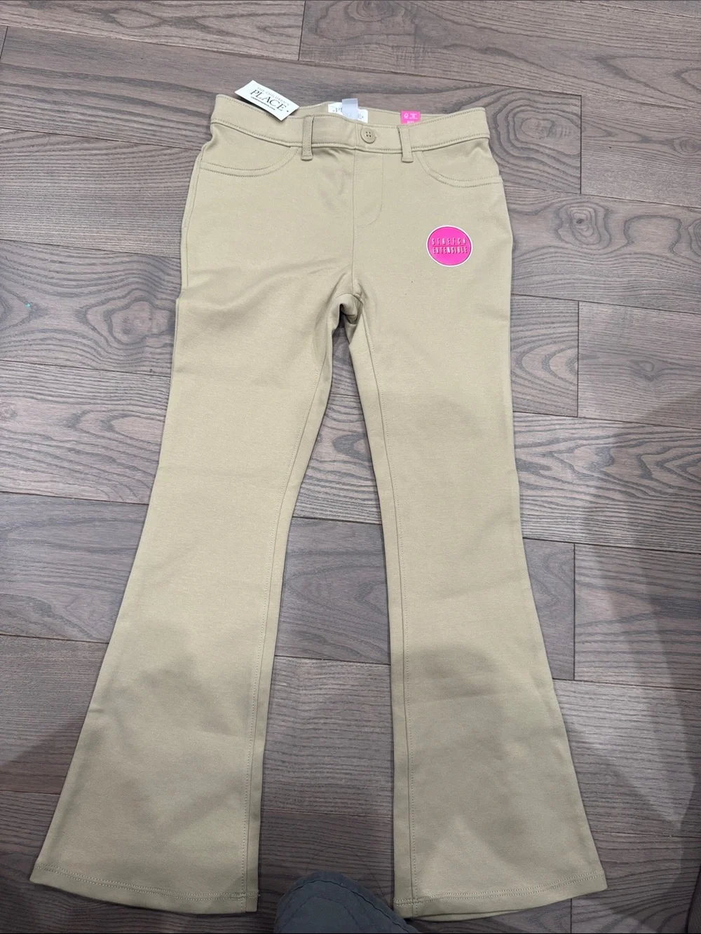 The Children's Place Tan Flared Jogger Pants
